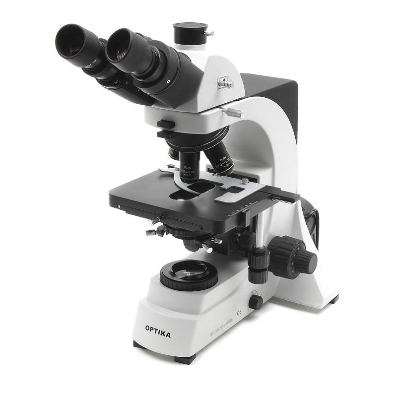 Optika Mikroskop B-600Ti, 40 - 1000x, trinokular, obiektywy planachromatyczne IOS