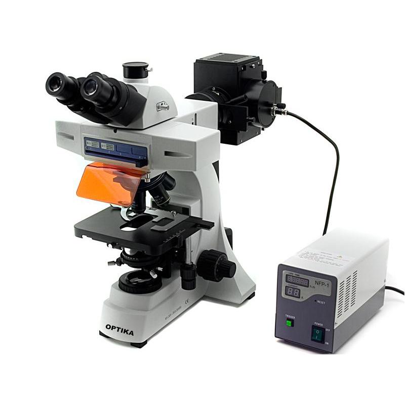 Optika B-600TiFL, trinokular, mikroskop fluoroscencyjny