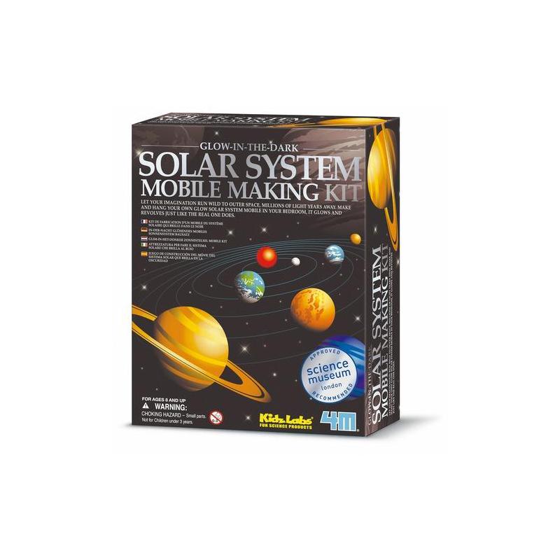 HCM Kinzel Bausatz Bastelsystem Sonnensystem Mobile, leuchtend