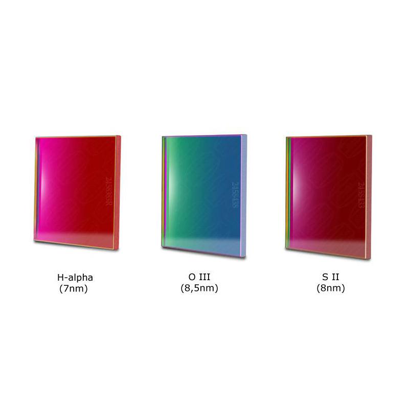 Baader Filtry Zestaw filtrów LRGBC-H-alpha 7nm, OIII i SII 50x50mm
