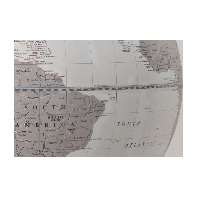 Zoffoli living Globus na podstawie Vasco da Gama All White 40cm