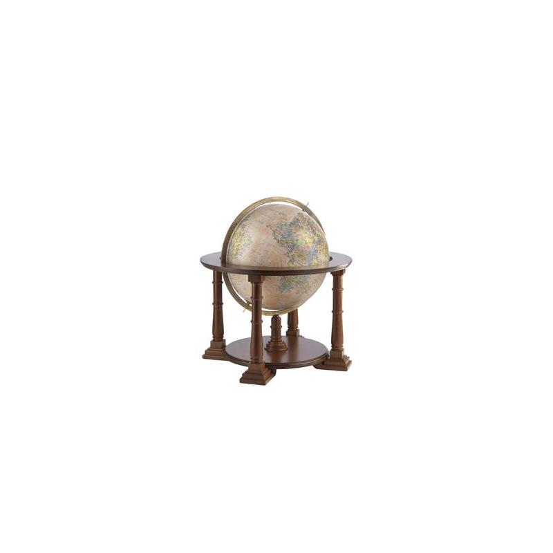 Zoffoli living Globus na podstawie Mercatore Rosa antico 60cm