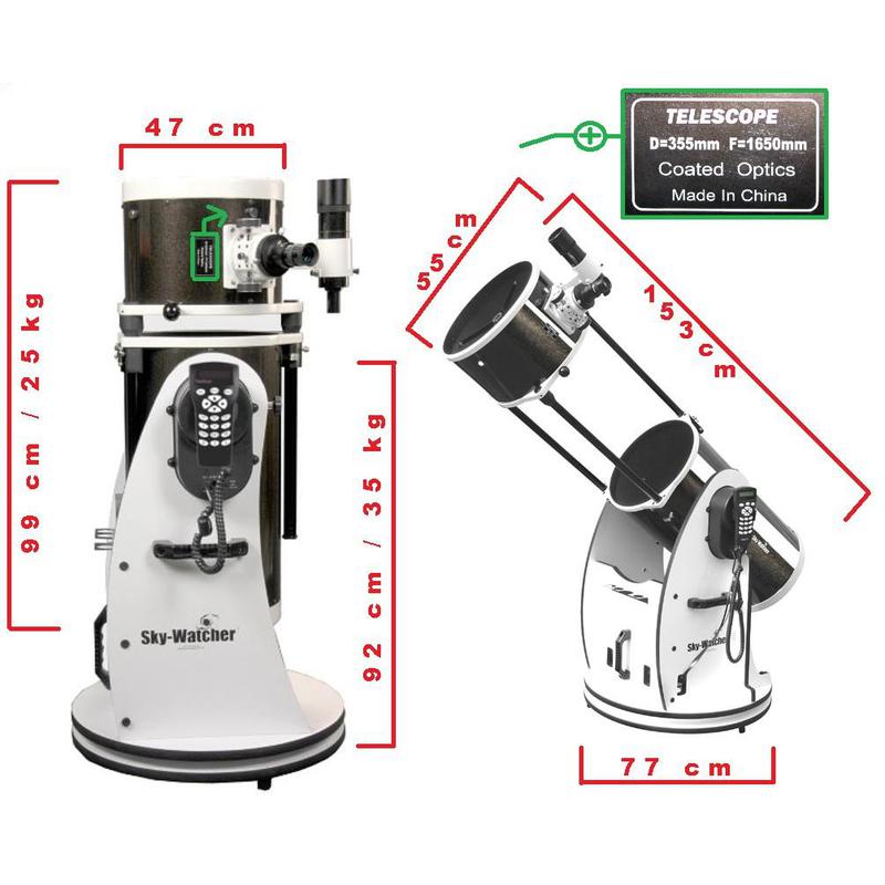 Skywatcher Teleskop Dobsona N 355/1600 Skyliner FlexTube BD DOB