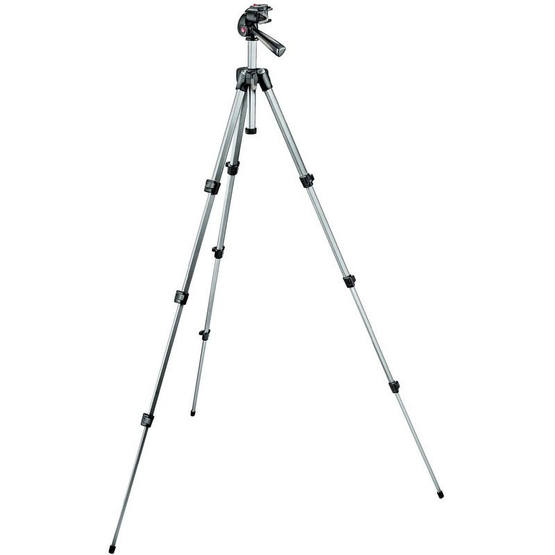 Manfrotto Statyw aluminiowy MK393-H Aluminium Dreibeinstativ mit 3-Wege-Neiger