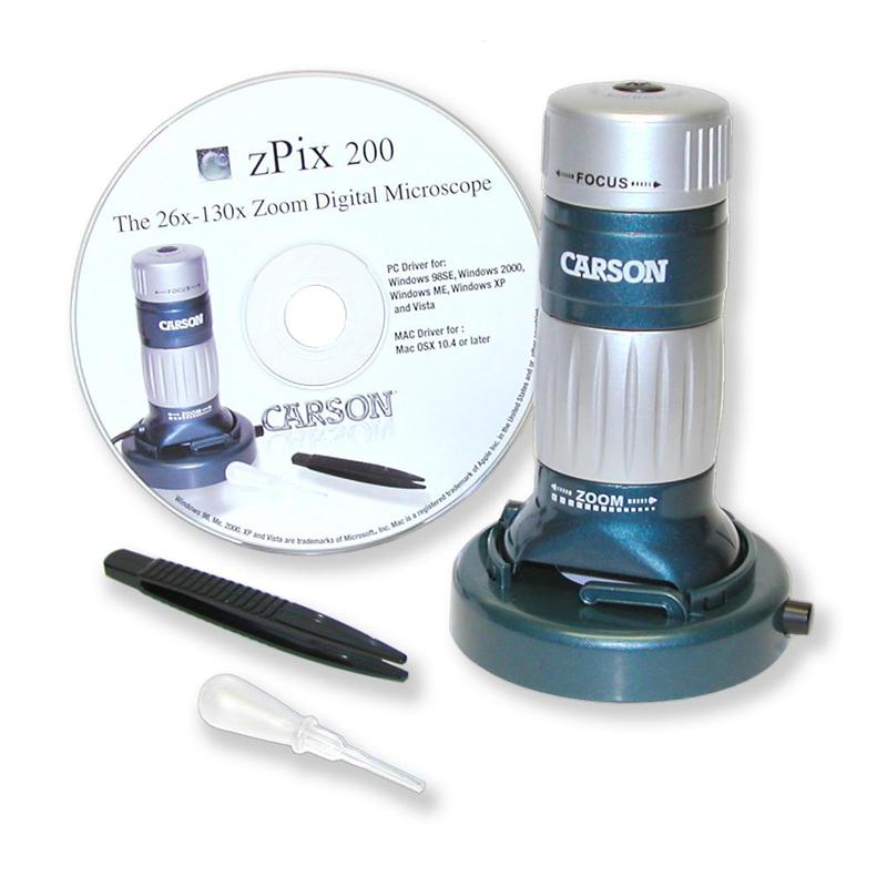 Carson Mikroskop cyfrowy zPix 200, zoom