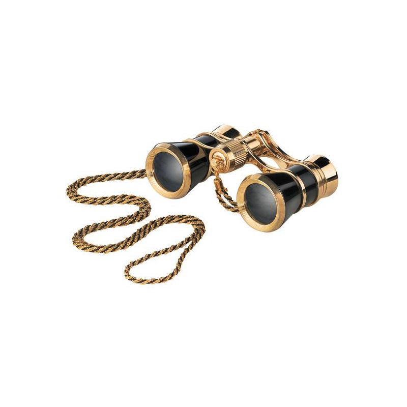 Eschenbach Lornetka operowa Opera glasses Glamour 3x25 black-gold z łańcuszkiem