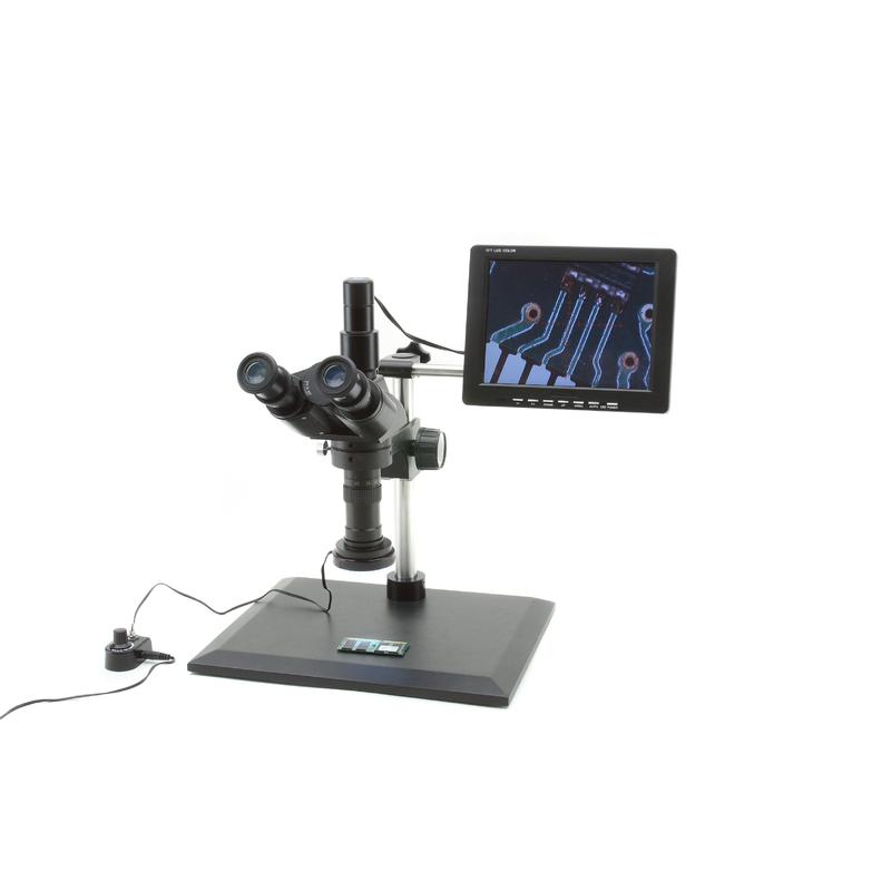Optika Mikroskop pomiarowy wideo mono zoom XZ-2 z monitorem 8"