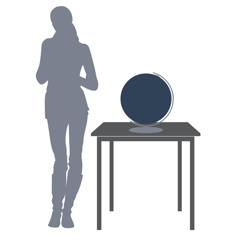 Columbus Globus Royal 40 cm gładka skóra wielbłądzia