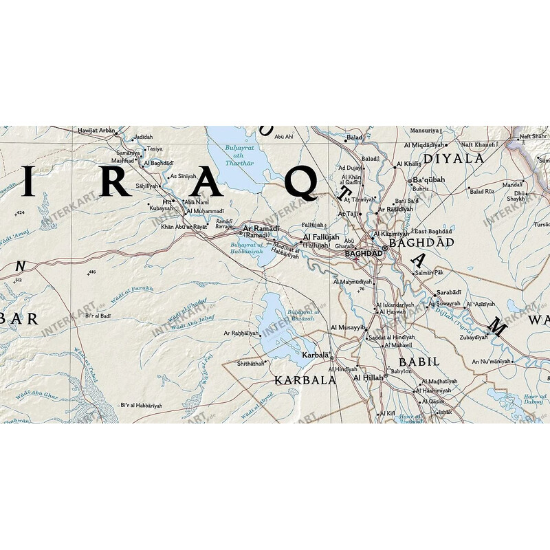 National Geographic Mapa Irak