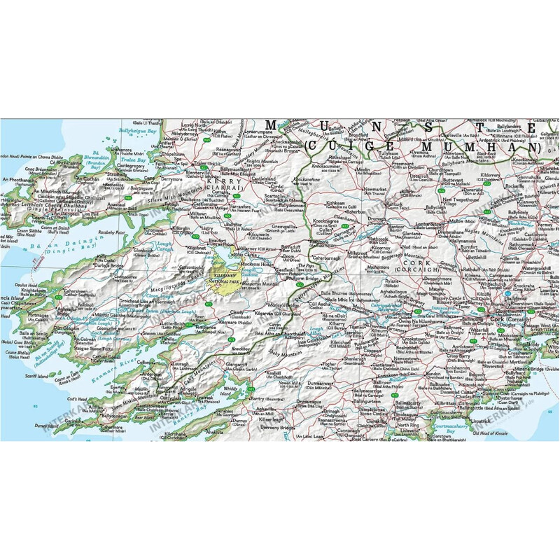 National Geographic Mapa Irlandia (76 x 91 cm)