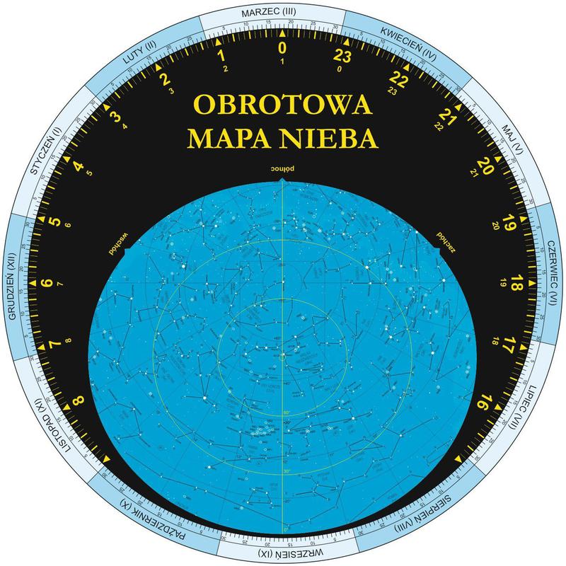 AstroCD Obrotowa mapa nieba