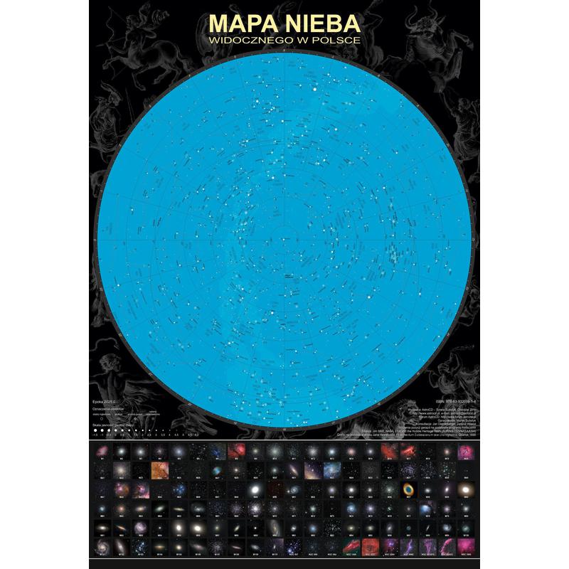 AstroCD Plakaty Plakat - Mapa Nieba