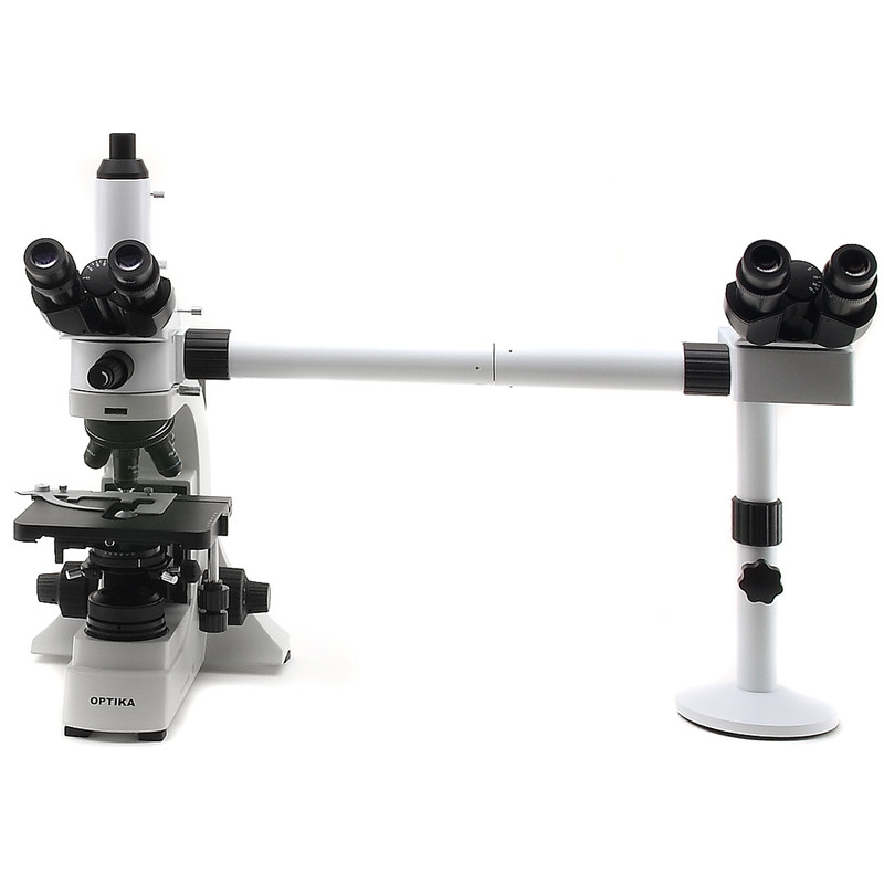 Optika B-500Ti-2, mikroskop dyskusyjny, 2 głowice, trinokular, 1000x, LED