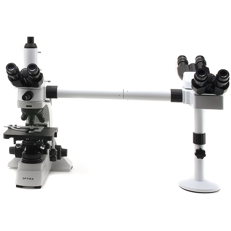 Optika B-500Ti-3, mikroskop dyskusyjny, 3 głowice, trinokular, 1000x, LED