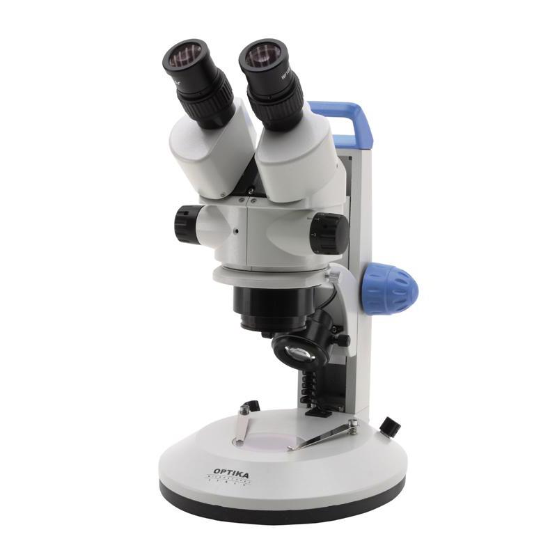 Optika Stereomikroskopem LAB20, światło przechodzące i odbite, zoom, LED