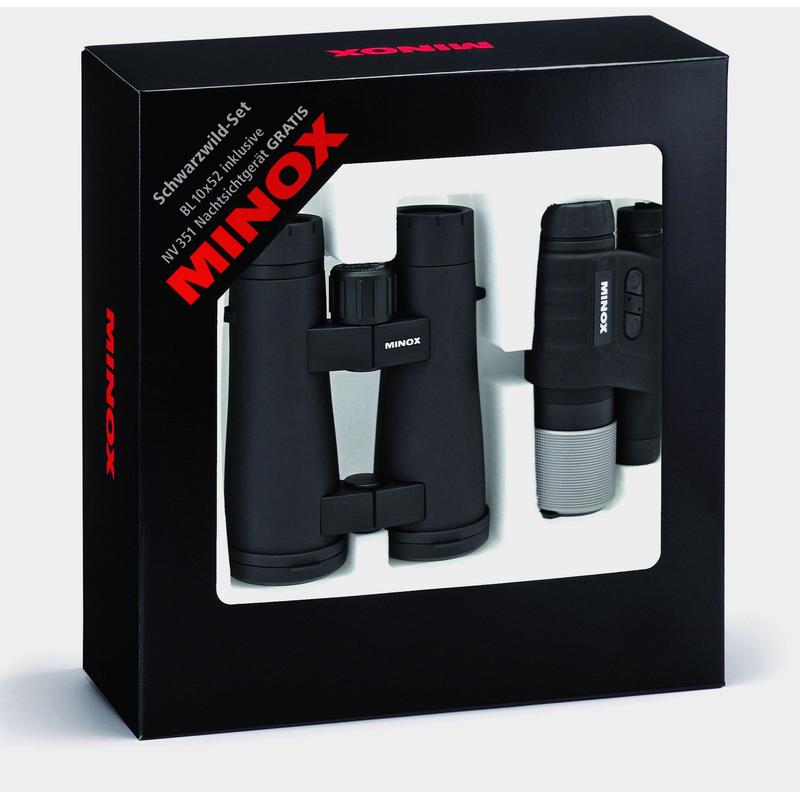 Minox Lornetka Zestaw "Dzik" (Schwarzwild-Set), BL 10x52 + noktowizor NV 351