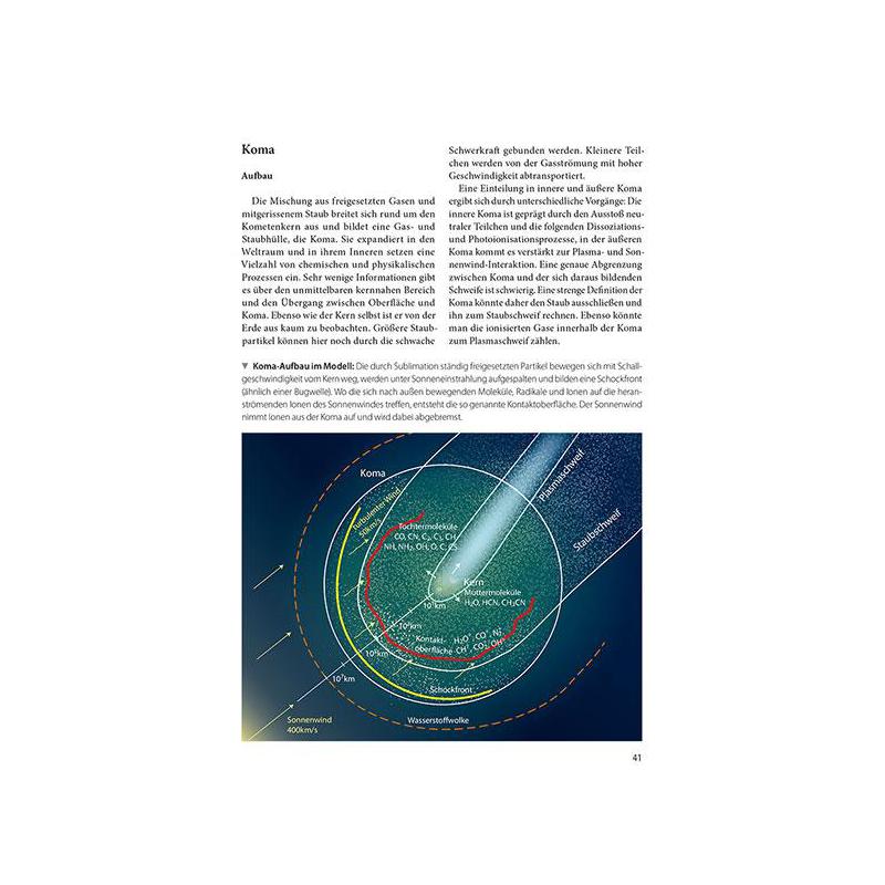 Oculum Verlag Komety - wprowadzenie dla miłośników astronomii (j. niemiecki) / Kometen - Eine Einführung für Hobby-Astronomen