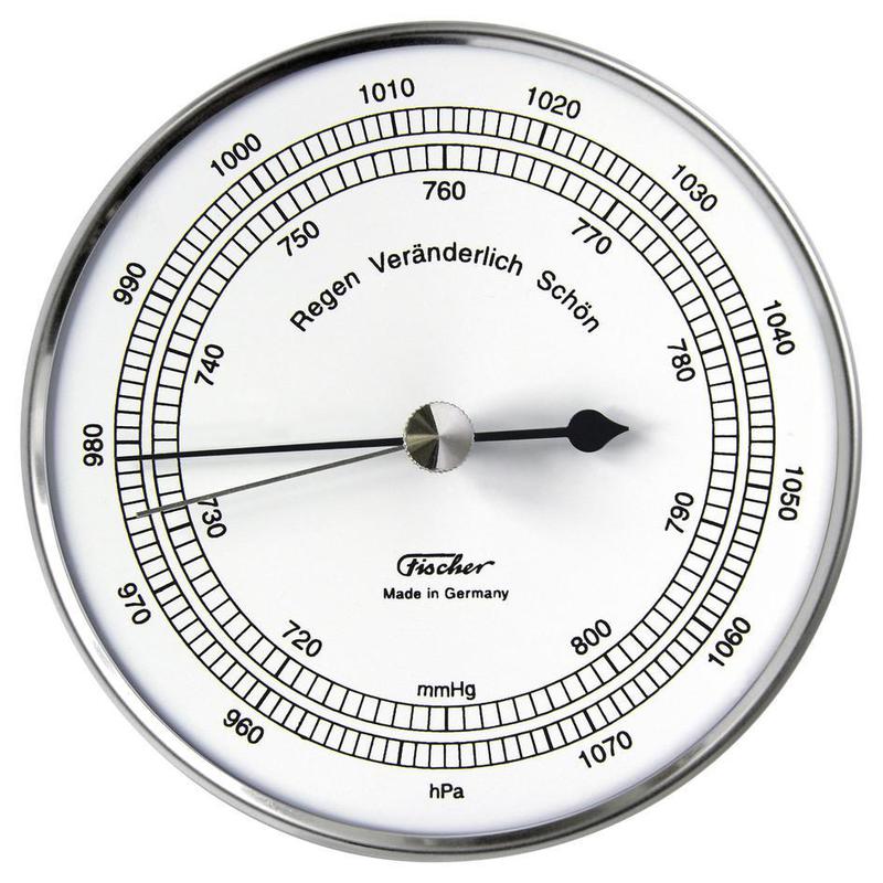 Eschenbach Stacja meteo Barometr z aneroidem 528201, stal nierdzewna