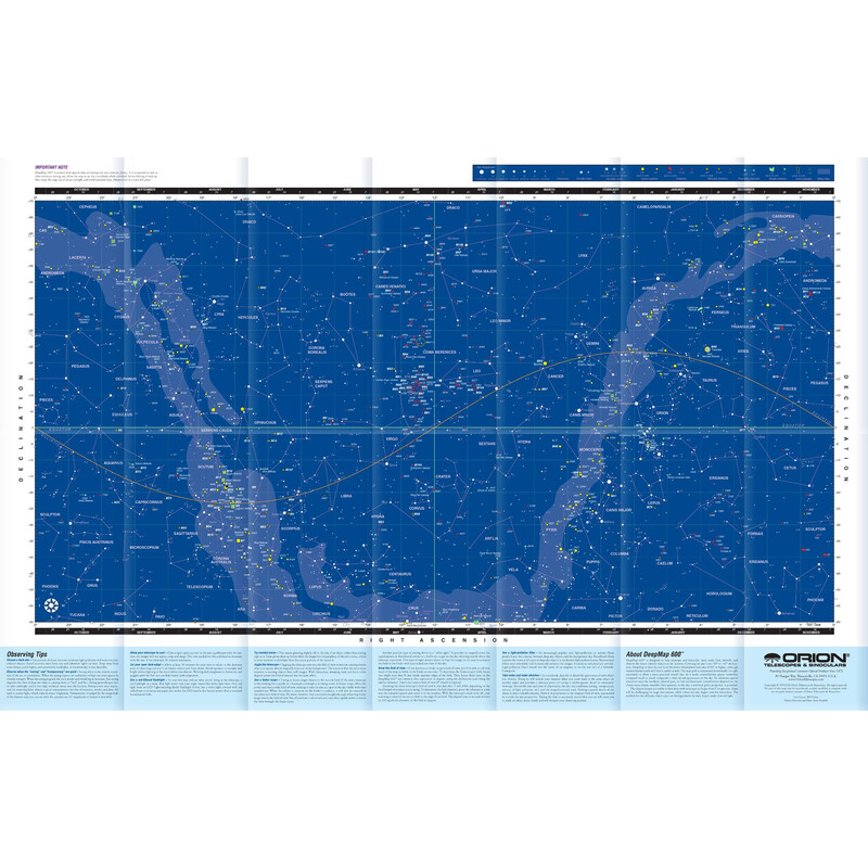 Orion Plakaty Deep Map 600, mapa składana
