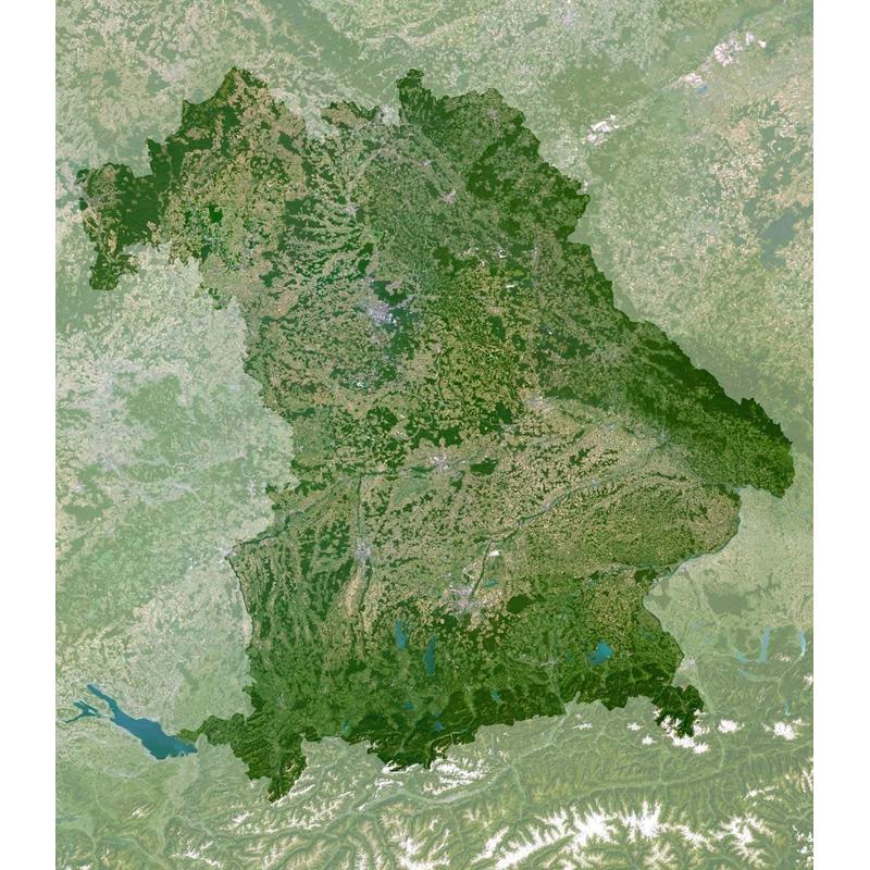 Planet Observer Mapa regionalna - Bawaria