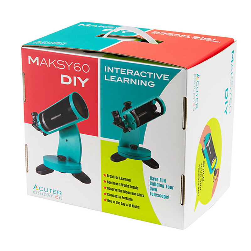Acuter Teleskop Maksutova MC 60/750 MAKSYGO-60 Mini Dobson DIY