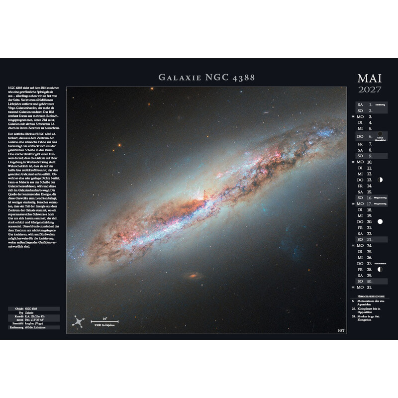 Astronomie-Verlag Kalendarze Weltraum-Kalender 2027