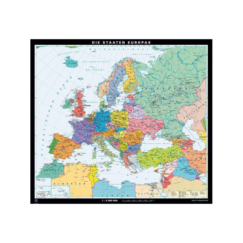 Klett-Perthes Verlag Mapa kontynentalna Die Staaten Europas