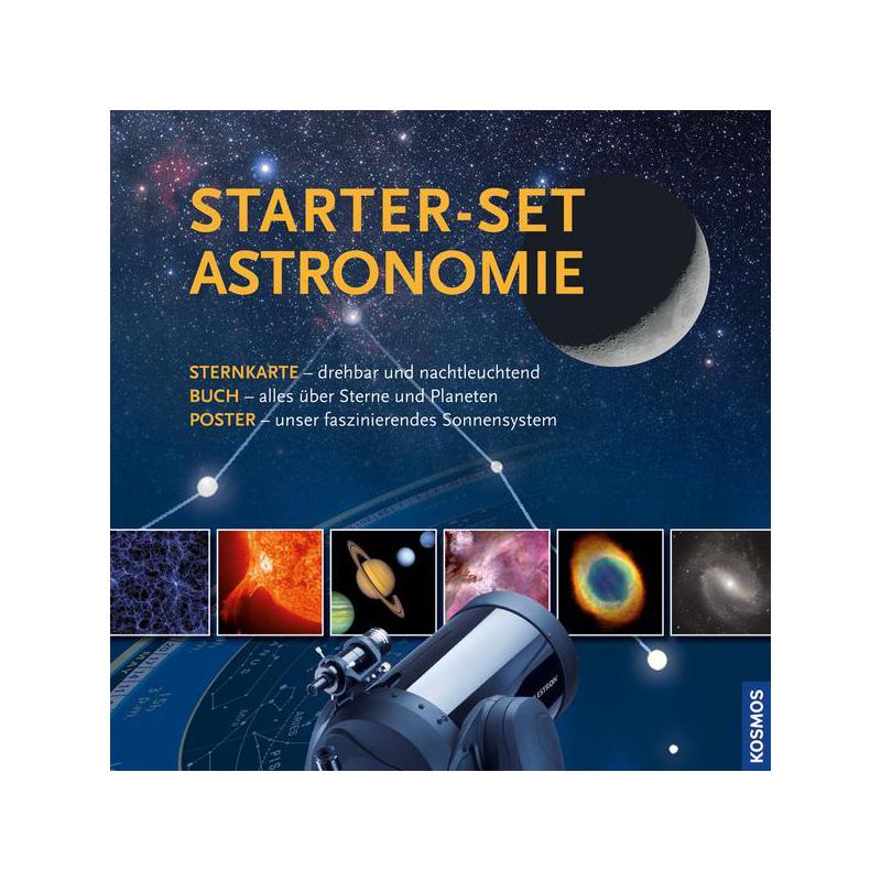 Kosmos Verlag Mapa gwiazd Starter-Set Astronomie