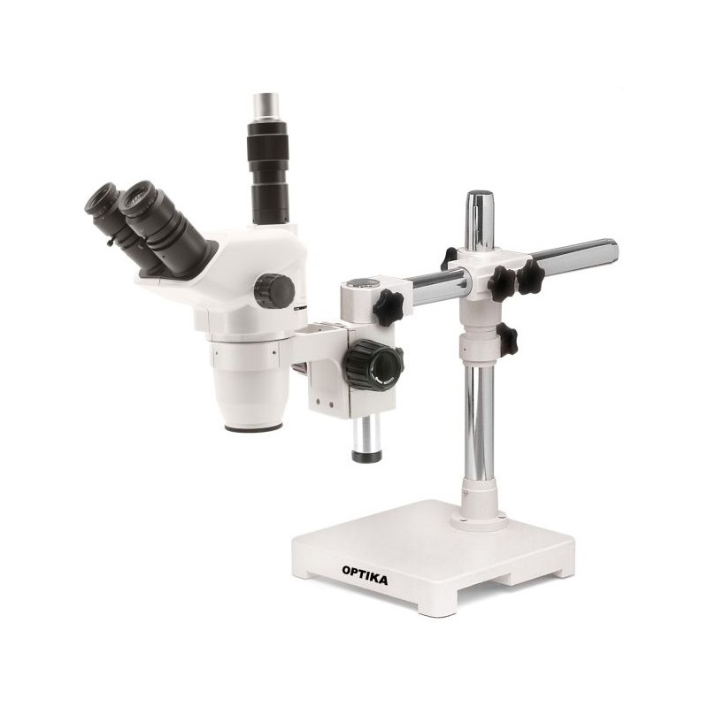 Optika Mikroskop stereoskopowy zoom SZN-8, trinokular, 7x-45, na wysięgniku