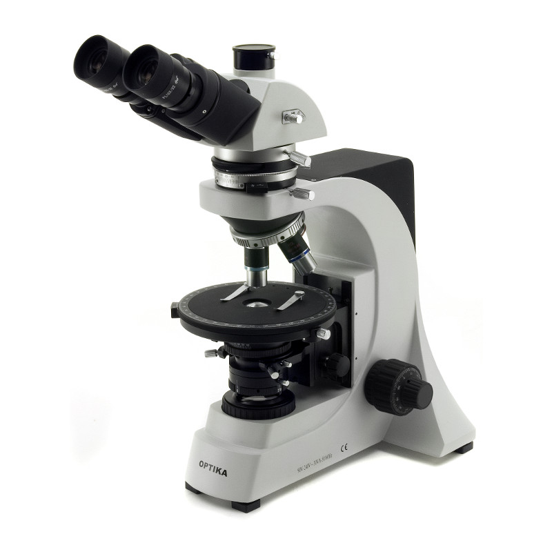 Optika Mikroskop B-500POL, trinokular, polaryzacja, głowica ERGO, X-LED