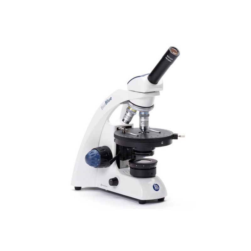 Euromex Mikroskop BioBlue BB.4240-P, POL, mono, DIN, 40x-600x, 10x/18, HAL, 20W
