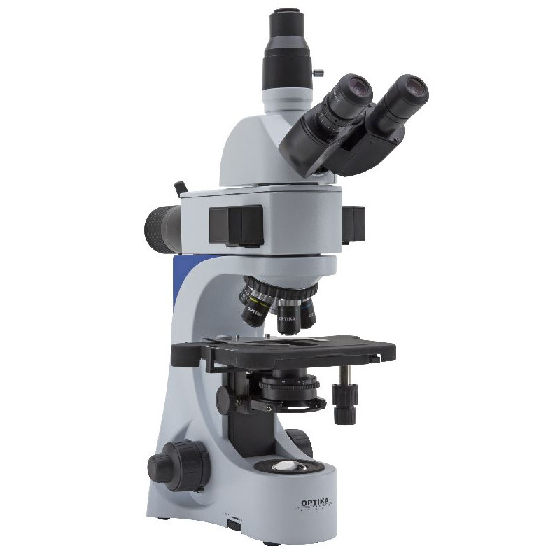 Optika Mikroskop B-383LD1, fluorescencja, trinokular, filtr B