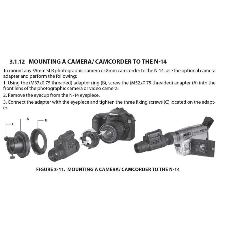 Armasight Adapter fotograficzny #47 (Sirius, Avenger, Spark)