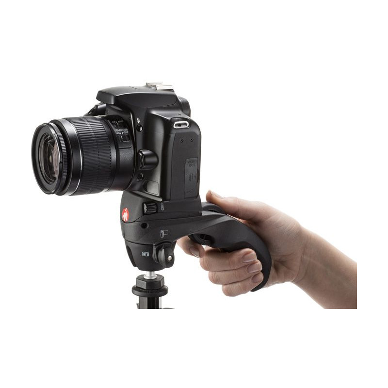 Manfrotto Statyw Compact Action, zestaw foto/wideo, kolor czarny