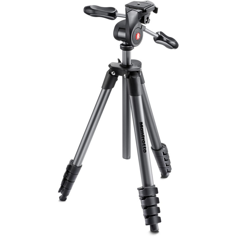 Manfrotto Statyw Compact Advanced, zestaw foto, kolor czarny