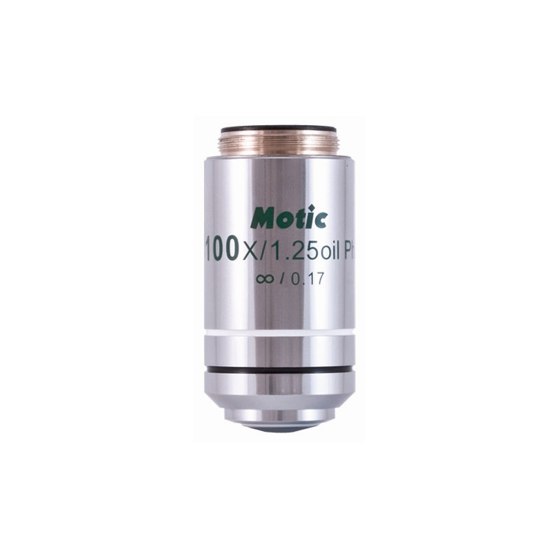 Motic Obiektyw fazowy planachromatyczny CCIS EC-H PL pozytyw 100x/1,25 (amortyzacja, olej) (AA=0,15mm)