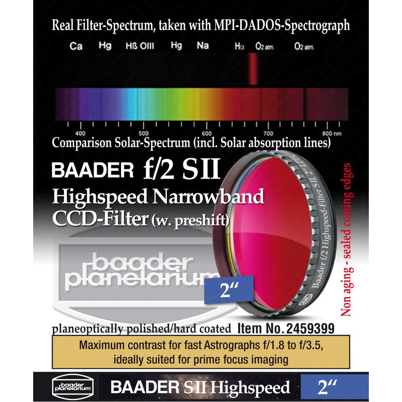 Baader Filtry SII Highspeed f/2 2"