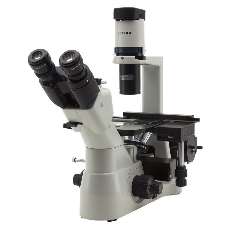 Optika XDS-3FL4, trinokular, odwrócony, fluorescencyjny z 4 uchwytami filtrowymi