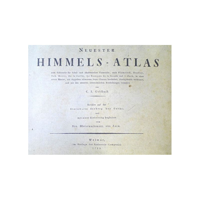 Albireo Neuester Himmels-Atlas von 1799 (Atlas nieba z roku 1799)