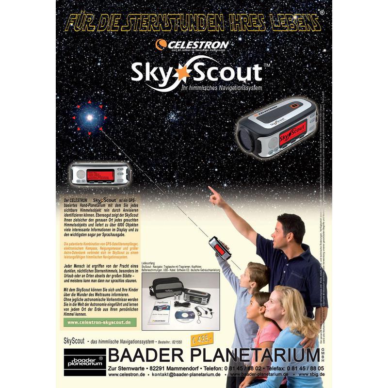 Celestron Ręczne planetarium SkyScout (WERSJA NIEMIECKA)