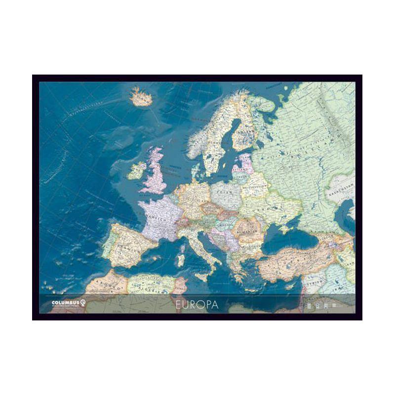 Columbus Mapa kontynentalna Europa