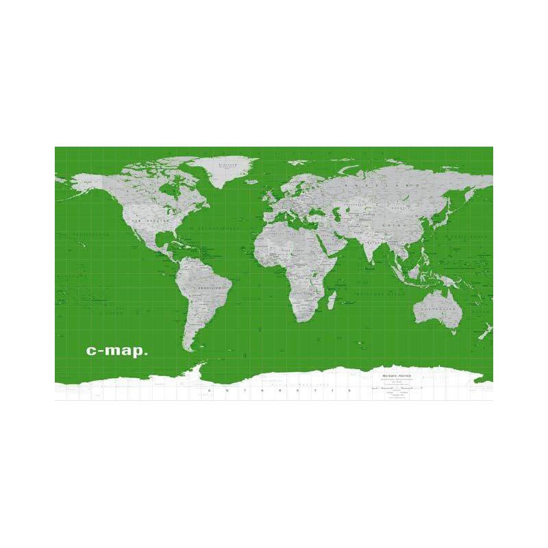 Columbus C-Map mapa świata "zieleń"