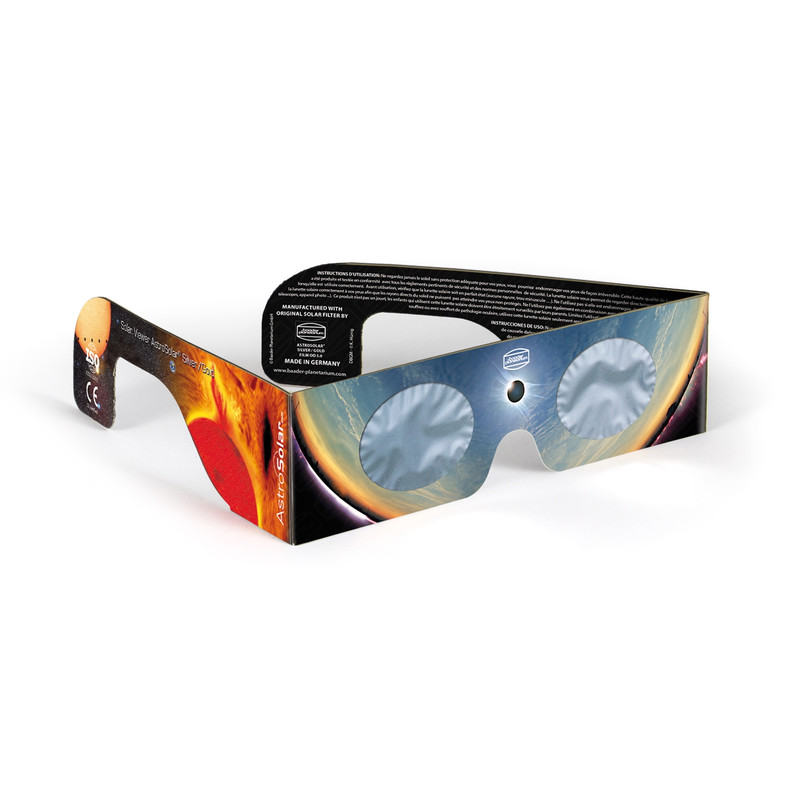 Baader Okulary do obserwacji zaćmienia Słońca Sonnenfinsternis-Brille Sofi Solar Viewer AstroSolar® Silver/Gold