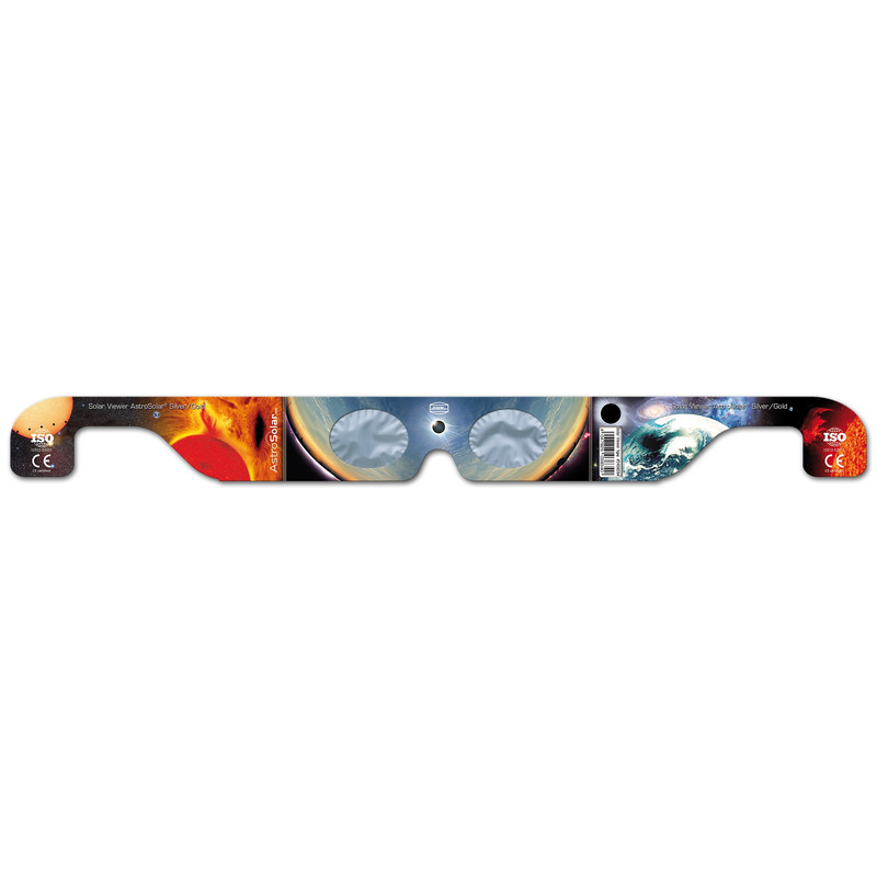 Baader Okulary do obserwacji zaćmienia Słońca Sonnenfinsternis-Brille Sofi Solar Viewer AstroSolar® Silver/Gold 10 Stück