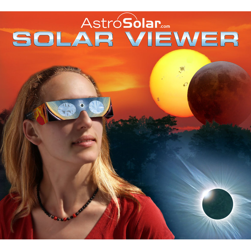 Baader Okulary do obserwacji zaćmienia Słońca Sonnenfinsternis-Brille Sofi Solar Viewer AstroSolar® Silver/Gold