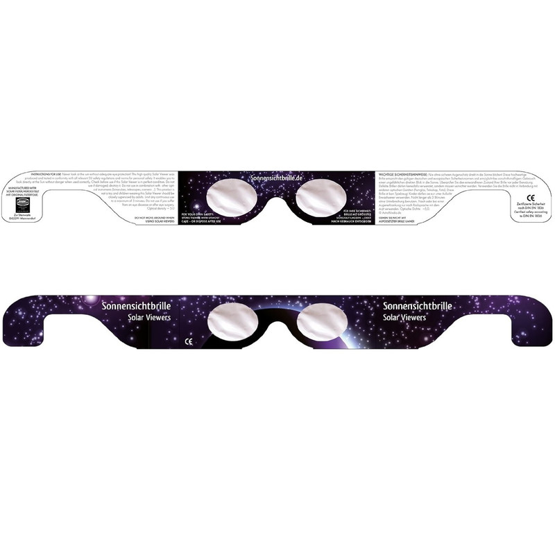 Baader Okulary do obserwacji Słońca - Okulary do zaćmienia Słońca - Okulary Sofi, 10 sztuk