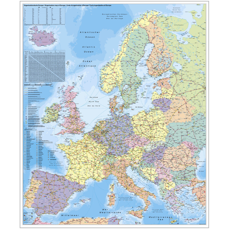 Stiefel Europa, mapa organizacyjna