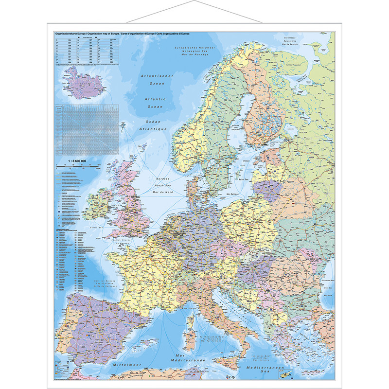 Stiefel Europa, mapa organizacyjna