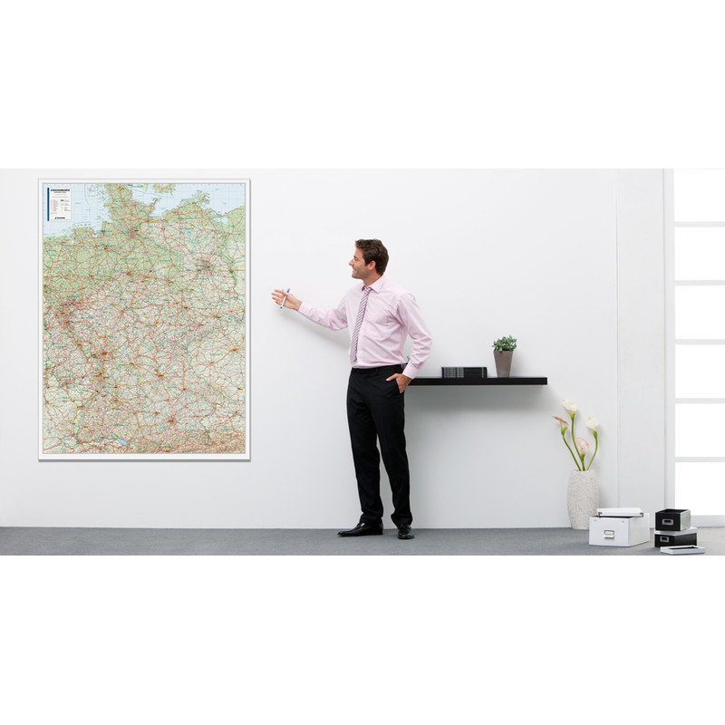 Bacher Verlag Mapa drogowa Niemiec 1:500 000 laminowana