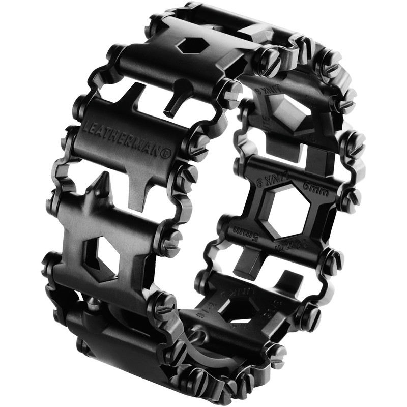 Leatherman Noże Czarna bransoletka narzędziowa Tread Bracelet